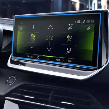 Tvrdené sklo screen protector Pre Peugeot 208 E208 2020 2021 auto infotainment gps navigácie multimediálny dotykový displej príslušenstvo