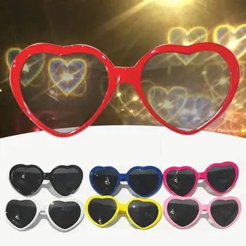 Cool Muži Ženy Srdce, Okuliare v Noci Srdce, slnečné Okuliare Láska Srdca, Tvarované Dámske Okuliare UV400 Ochrana