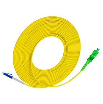 15m fibra optica SC APC na LC UPC Simplex PVC Single Mode Fiber Patch Kábel Jumper Vlákniny Patch Kábel optický Kábel SC LC