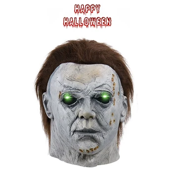 Michael Myers Maska Halloween Zabíja Končí Latex Maska Diabol Cosplay Mascarillas Horor Tvár Masques Karneval Strany Prilby Led