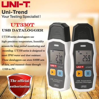 JEDNOTKA UT330T/TH vysokou presnosťou USB teplota a vlhkosť záznamník chladiaceho reťazca/sklad teplotných údajov a vlhkosť záznam