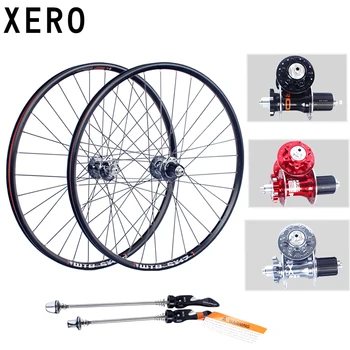 XERO Horský bicykel dvojkolesia 26-palcový WTB rim Hliníkový Disk brzda 4 ložisko 7-10speed 32H 100X135MM hliníkovej zliatiny Kolesá bicykla